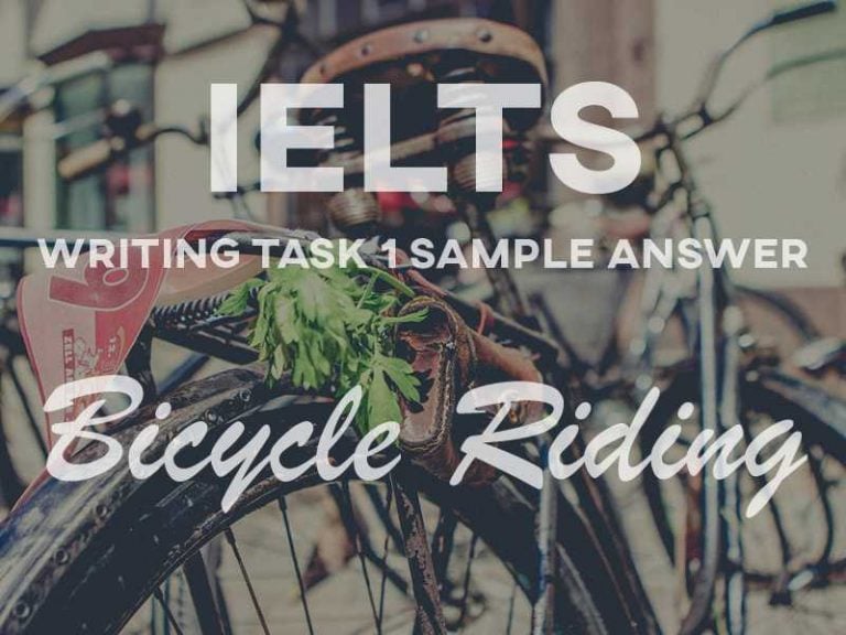 IELTS Writing Task 1 Sample Answer: Bicycle Riding (Table) | How to do ...