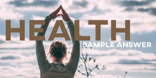 IELTS Writing Task 2 Health