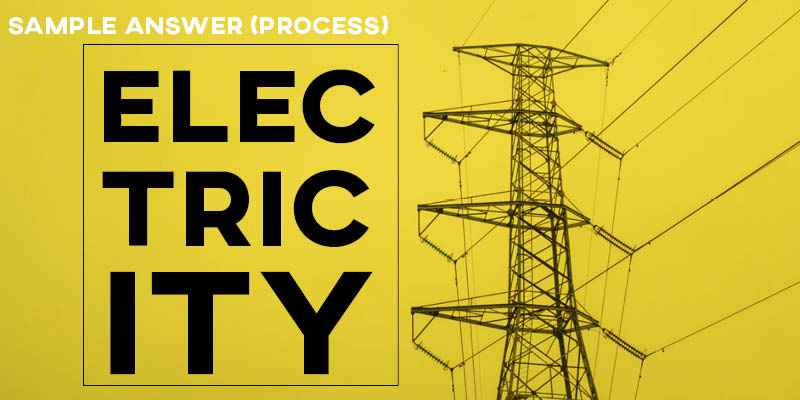 IELTS Writing Task 1 Process Diagram Generating Electricity Real Past 