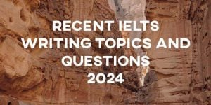 ielts essay topics with sample answer
