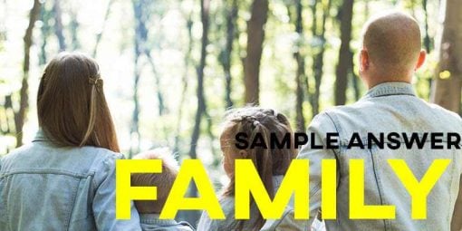 IELTS Writing Family