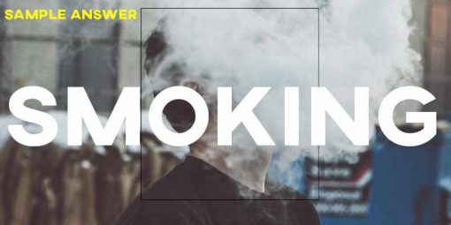 smoking related ielts essay