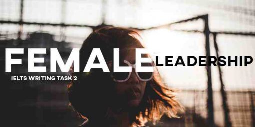 ielts writing task 2 sample answer essay female leaders