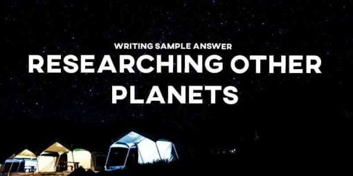 ielts essay researching other planets