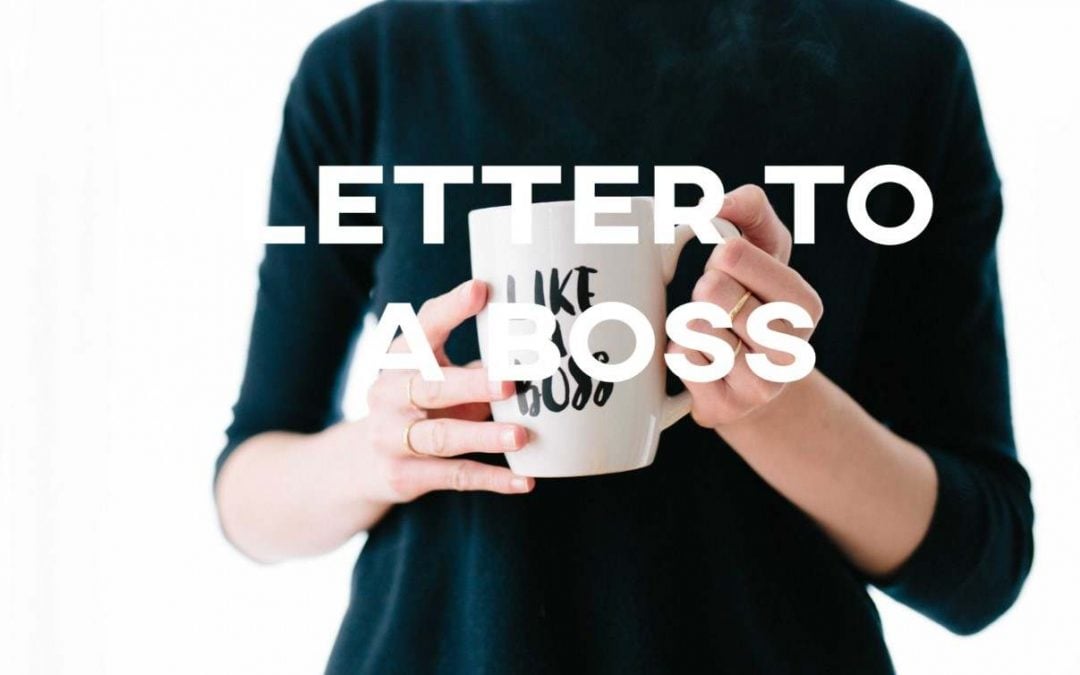 IELTS Essay: Letter to a Boss