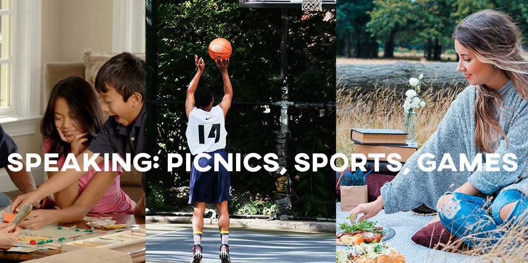 IELTS Speaking Test Sample: Picnics, Sports, Games