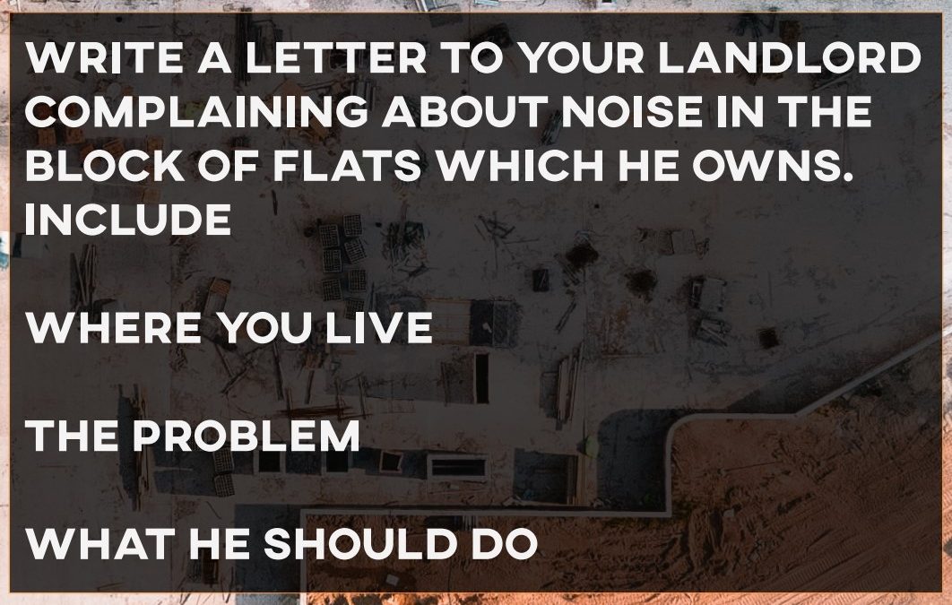 IELTS Essay: Letter to a Landlord