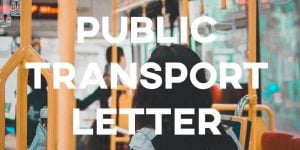 ielts essay public transport letter