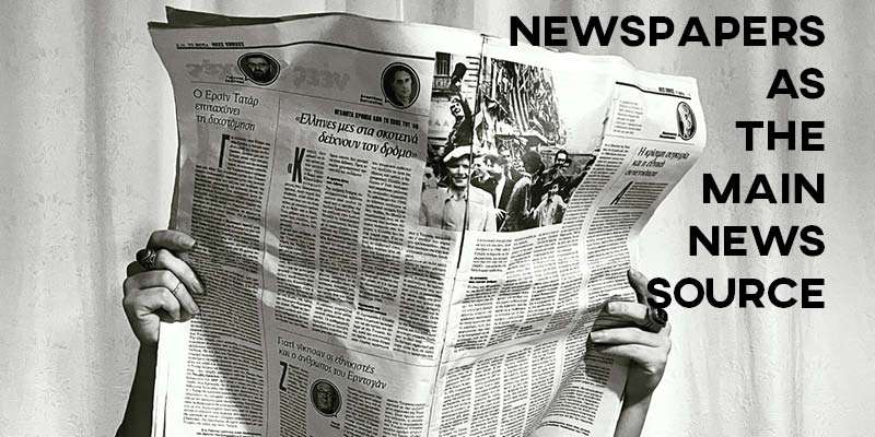 IELTS Essay: Newspapers as the Most Important News Source