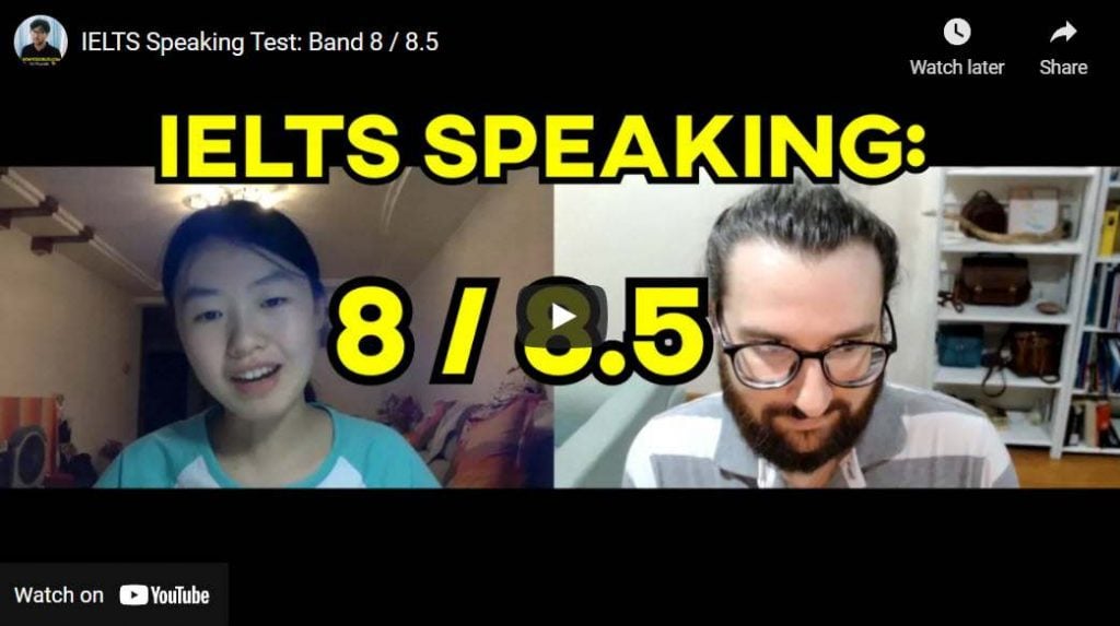IELTS Speaking Sample Test: Band 8 / 8.5 (Relaxing, Car Trips, Handicrafts)
