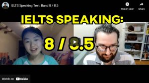 IELTS Speaking band 8 8.5