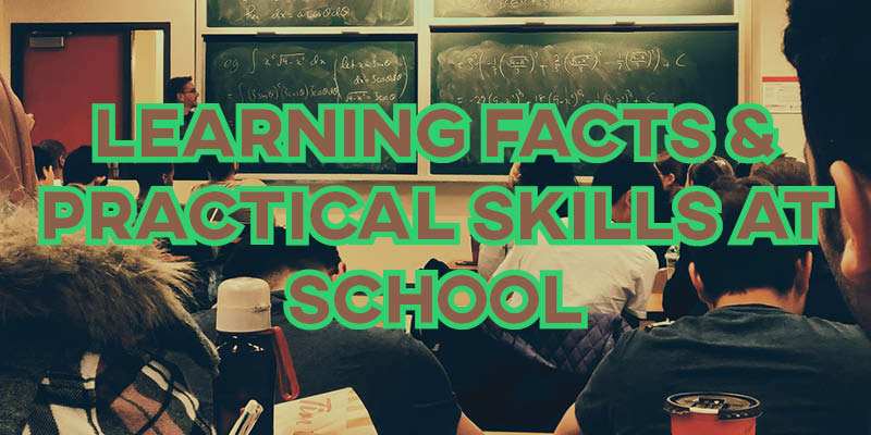 IELTS Essay: Learning Facts & Practical Skills at School