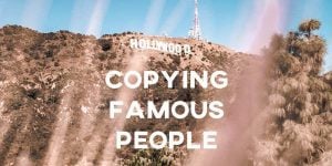 ielts essay copying famous people