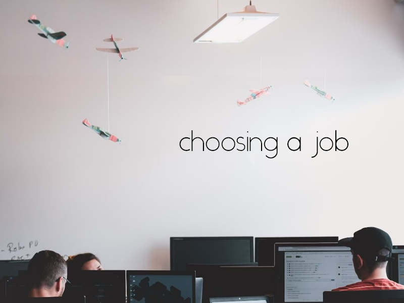 IELTS Essay: Choosing a Job