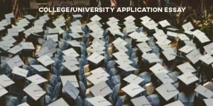 college university application essay