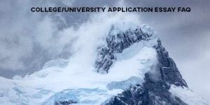 faq college university essay application